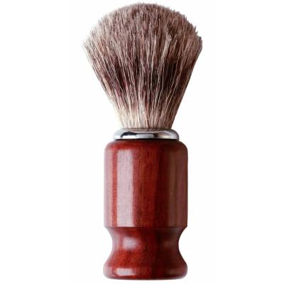 SYNTHETIC DARK STAG BARBER BRUSH